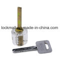 Transparent safety Door Lock Core (Semicircle Key)